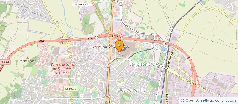 localisation de l'entreprise RIVOIRE-CANONI à DIJON