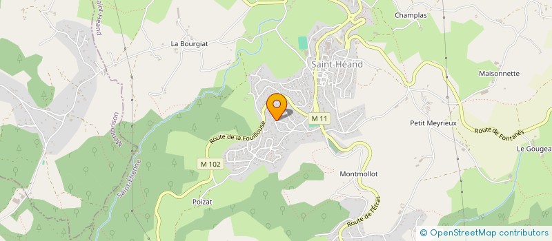 localisation de l'entreprise RIVOIRE INVESTISSEMENT  SAINT-HEAND