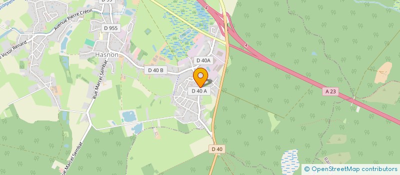 localisation de l'entreprise RIVOLI 5  HASNON