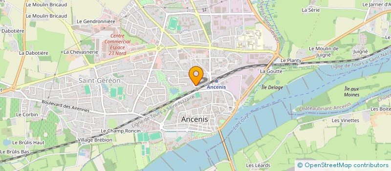 localisation de l'entreprise RIVOLI  ANCENIS-SAINT-GEREON