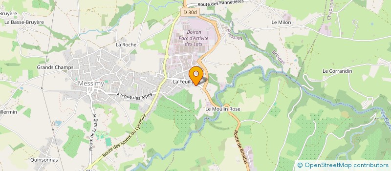 localisation de l'entreprise RIVOLI BS48  MESSIMY