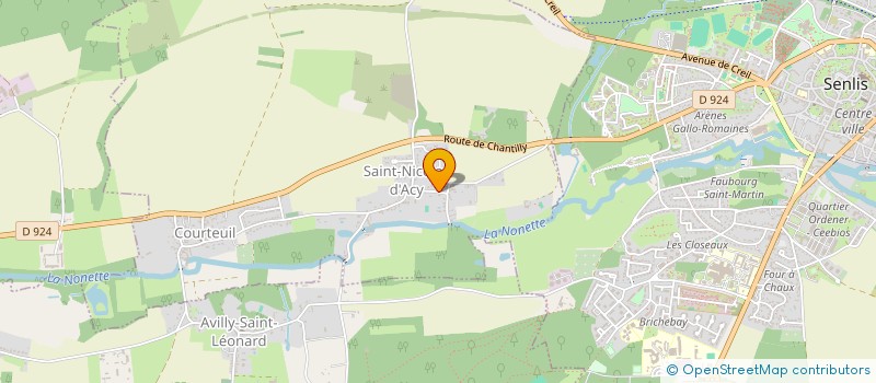 localisation de l'entreprise RIVOLI-CONSULT  COURTEUIL