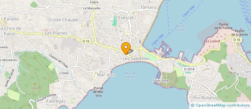 localisation de l'entreprise RIVOLI IMMOBILIER SABLETTES à LA SEYNE-SUR-MER