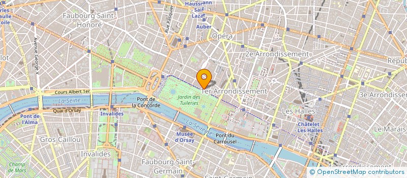 localisation de l'entreprise RIVOLI PARK TAVERN à PARIS