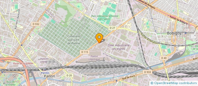 localisation de l'entreprise RIVOLI PATRIMOINE  BOBIGNY