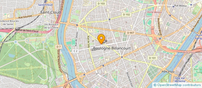 localisation de l'entreprise RIVOLI PRINCES à BOULOGNE-BILLANCOURT