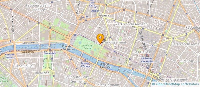 localisation de l'entreprise RIVOLI SOUVENIRS à PARIS