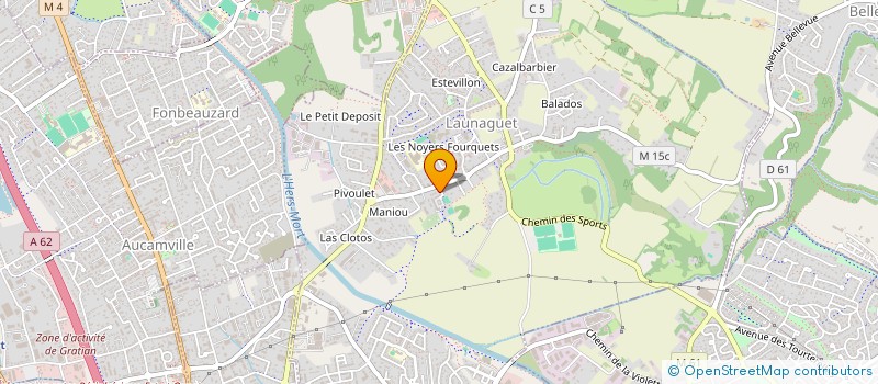 localisation de l'entreprise RIVOLY AUTO 31  AUCAMVILLE