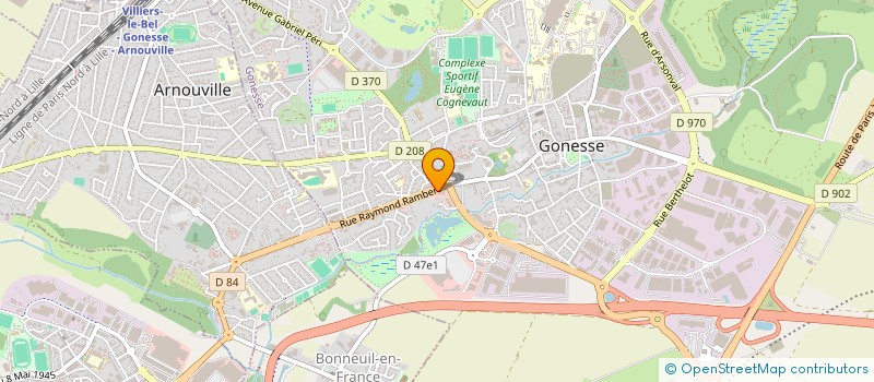 localisation de l'entreprise RIVORA  GONESSE