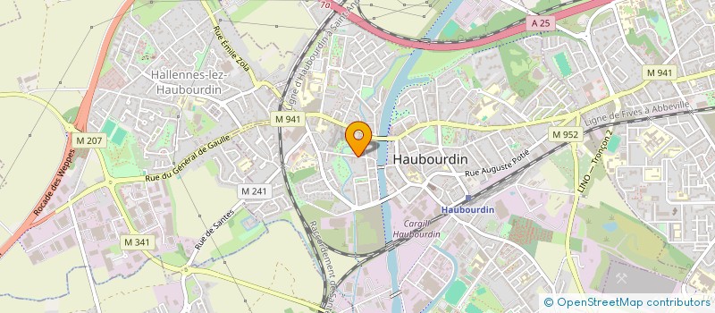 localisation de l'entreprise RIVOTRA  HAUBOURDIN