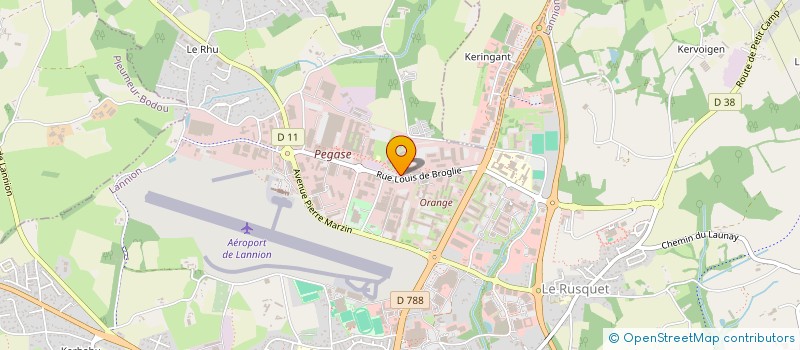 localisation de l'entreprise RIVOUAL à LANNION