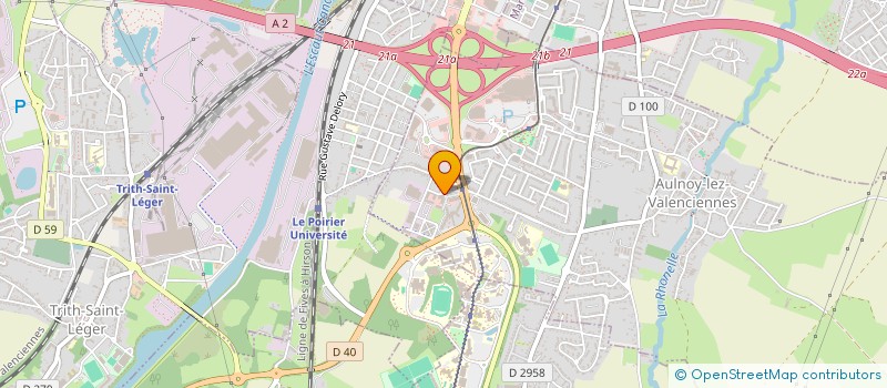 localisation de l'entreprise RIWEN'BUNCH  AULNOY-LEZ-VALENCIENNES