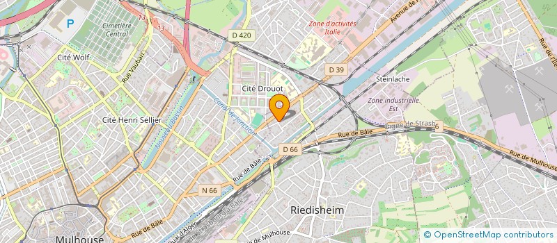 localisation de l'entreprise RIXELEC  RIEDISHEIM