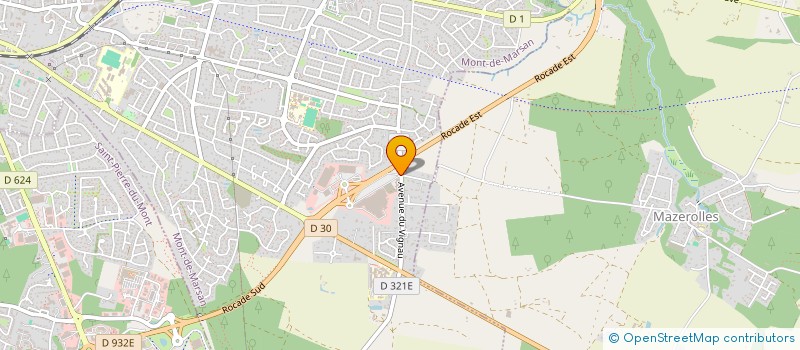 localisation de l'entreprise RIXEN à MONT-DE-MARSAN