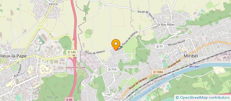 localisation de l'entreprise RIXPER à NEYRON