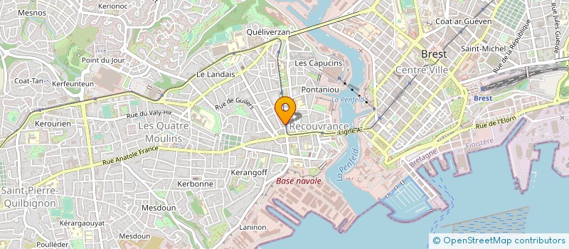 localisation de l'entreprise RIYOURT à BREST