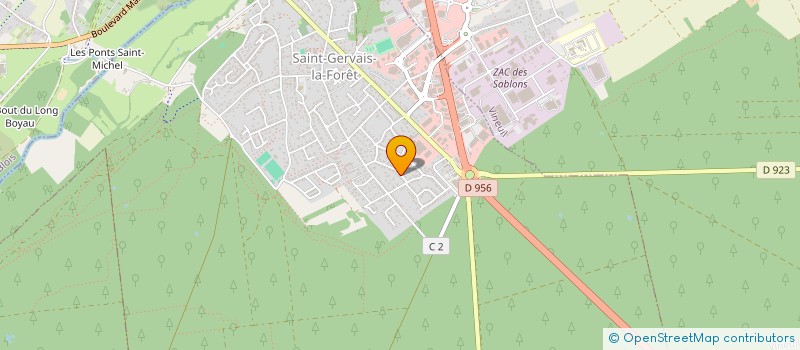 localisation de l'entreprise RIZ-PAIN-SEL  SAINT-GERVAIS-LA-FORET