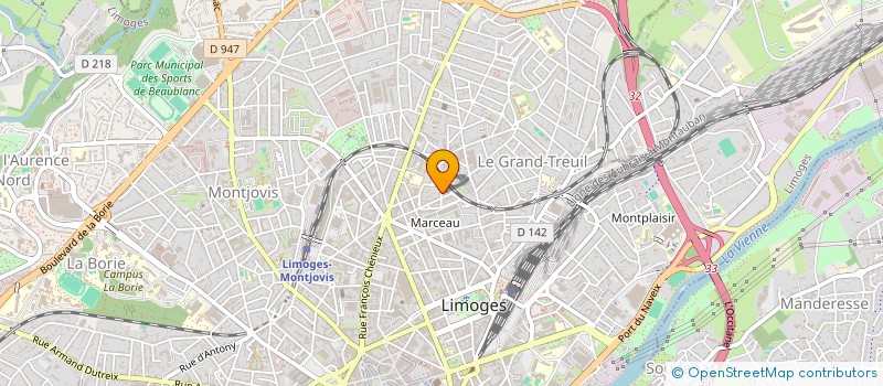 localisation de l'entreprise RIZING : LA OU NAISSENT LES ETOILES à LIMOGES