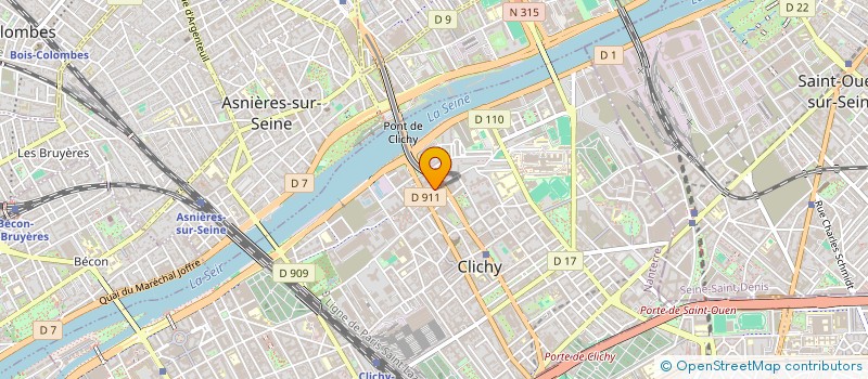 localisation de l'entreprise RIZLENE TRANSPORT à CLICHY