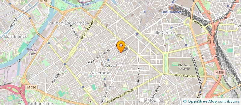 localisation de l'entreprise RIZMA à LILLE
