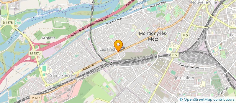 localisation de l'entreprise RIZO IMMO à MONTIGNY-LES-METZ