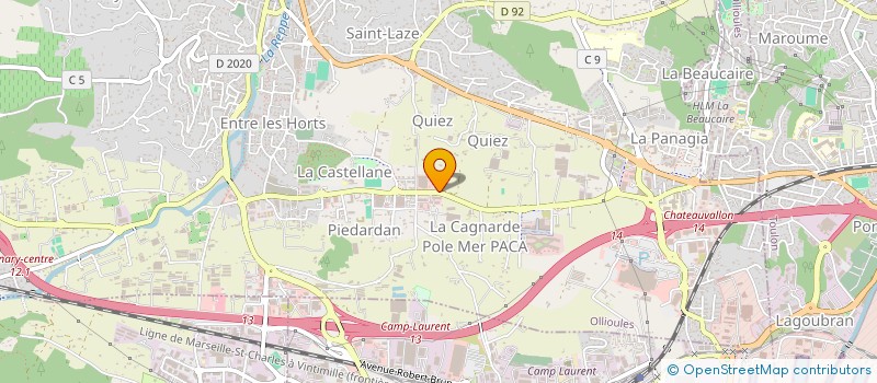 localisation de l'entreprise RIZOM FRANCE  LA CIOTAT