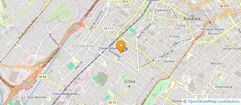 localisation de l'entreprise RIZZA RINO à CROIX