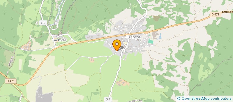 localisation de l'entreprise RIZZI FERMETURES  HAUTEROCHE