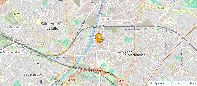 localisation de l'entreprise RIZZO & ROBBEN à LA MADELEINE