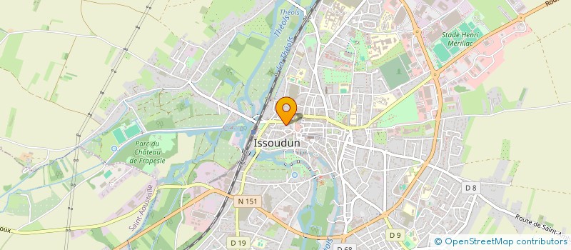 localisation de l'entreprise RIZZOQUET à ISSOUDUN
