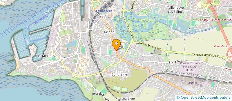 localisation de l'entreprise RJ 17 AUTO  LA ROCHELLE