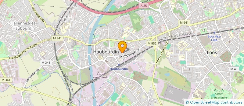 localisation de l'entreprise RJ  HAUBOURDIN