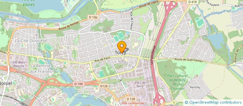 localisation de l'entreprise RJ  TORCY