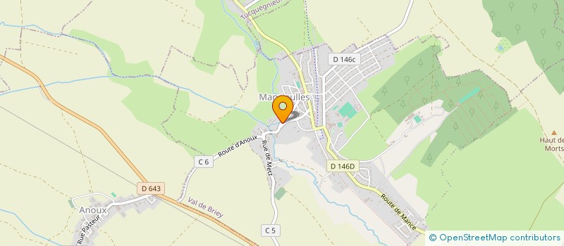 localisation de l'entreprise RJ AMENAGEMENTS  VAL DE BRIEY