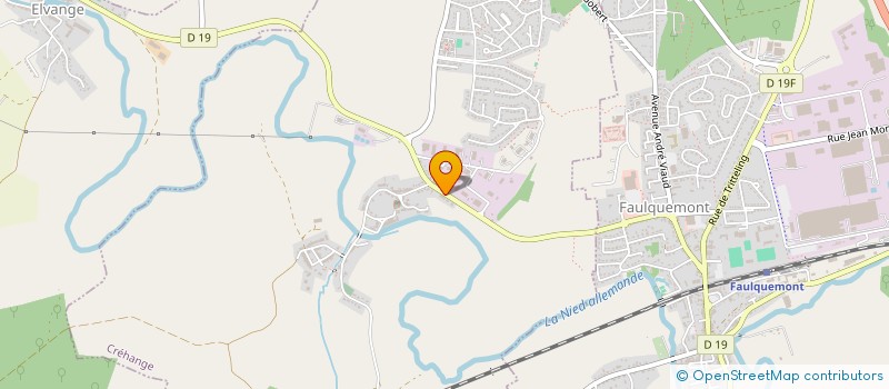 localisation de l'entreprise RJ ASSOCIES  CREHANGE