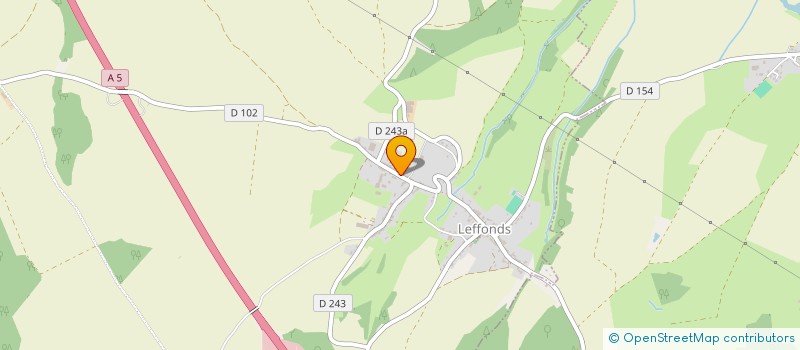 localisation de l'entreprise RJ AUTO à LEFFONDS