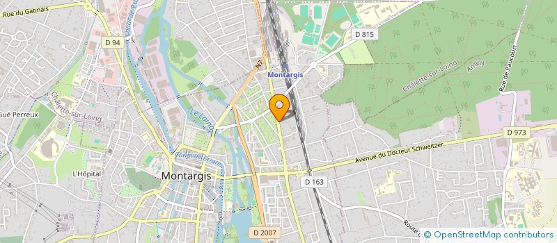 localisation de l'entreprise RJ BAT à MONTARGIS