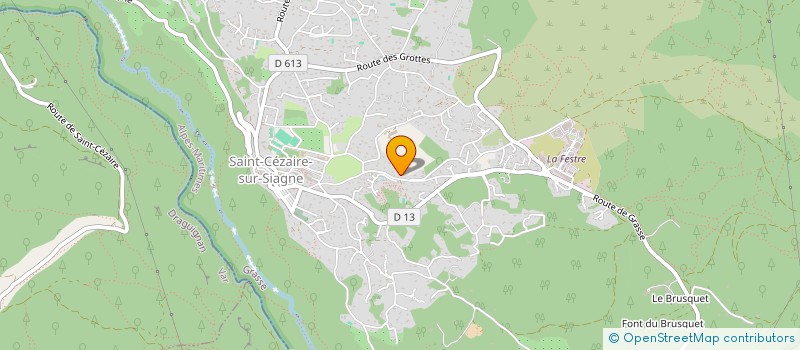 localisation de l'entreprise RJ BATIMENT à SAINT-CEZAIRE-SUR-SIAGNE