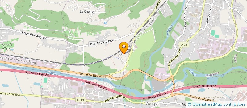 localisation de l'entreprise RJ CHAVES  MARIGNIER