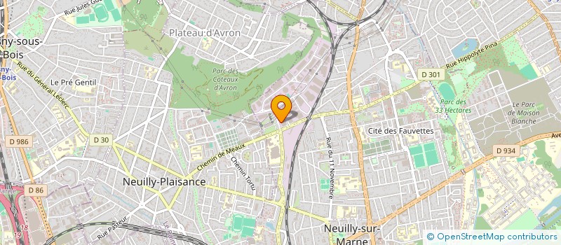 localisation de l'entreprise RJ CONSEIL à NEUILLY-SUR-MARNE