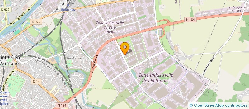 localisation de l'entreprise RJ CONSULTANTS à SAINT-OUEN-L'AUMONE