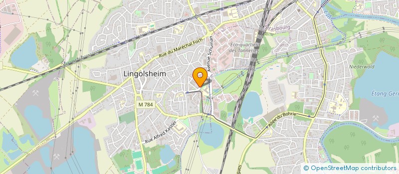 localisation de l'entreprise RJ COUVERTURE  LINGOLSHEIM