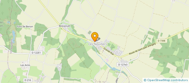 localisation de l'entreprise RJ CREA  ARCHINGEAY