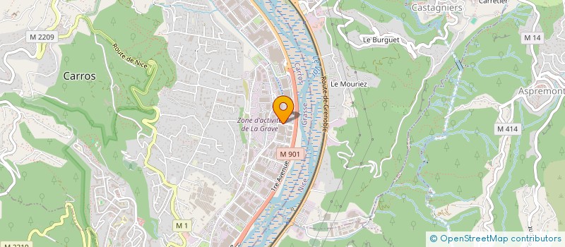 localisation de l'entreprise RJ DISTRIBUTION à CARROS