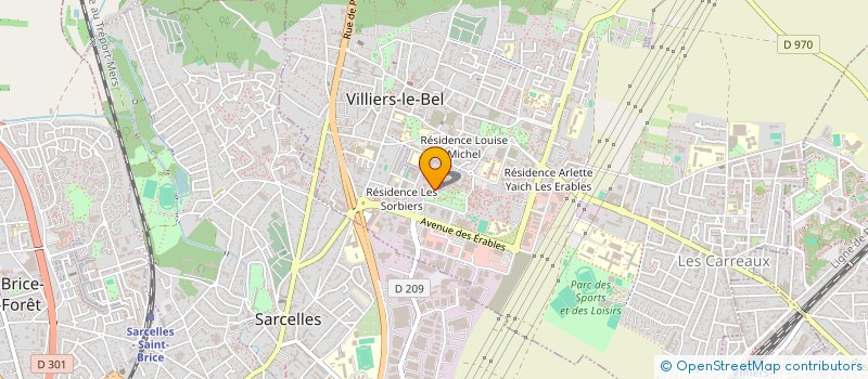 localisation de l'entreprise RJ DRIVE  VILLIERS-LE-BEL