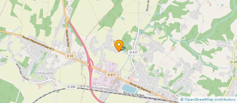 localisation de l'entreprise RJ ELEC 64-40 à PEYREHORADE
