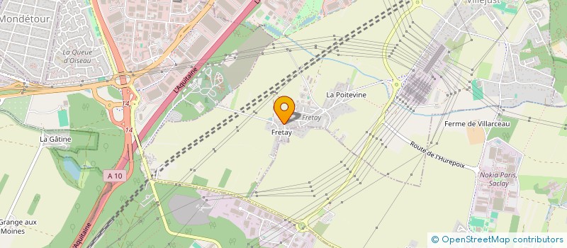 localisation de l'entreprise RJ ELEC  VILLEJUST