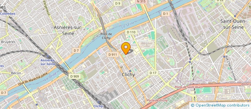 localisation de l'entreprise RJ FORMATION à CLICHY