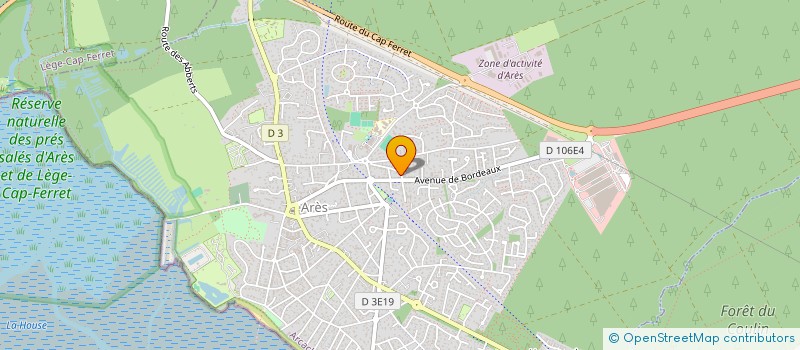 localisation de l'entreprise RJ GONZALEZ  ARES