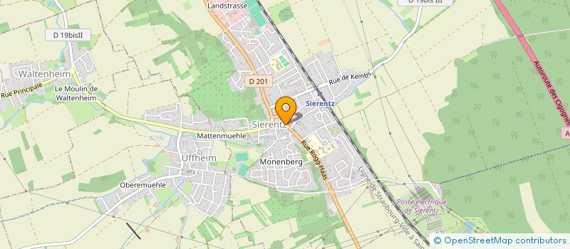 localisation de l'entreprise RJ GROUP  SIERENTZ